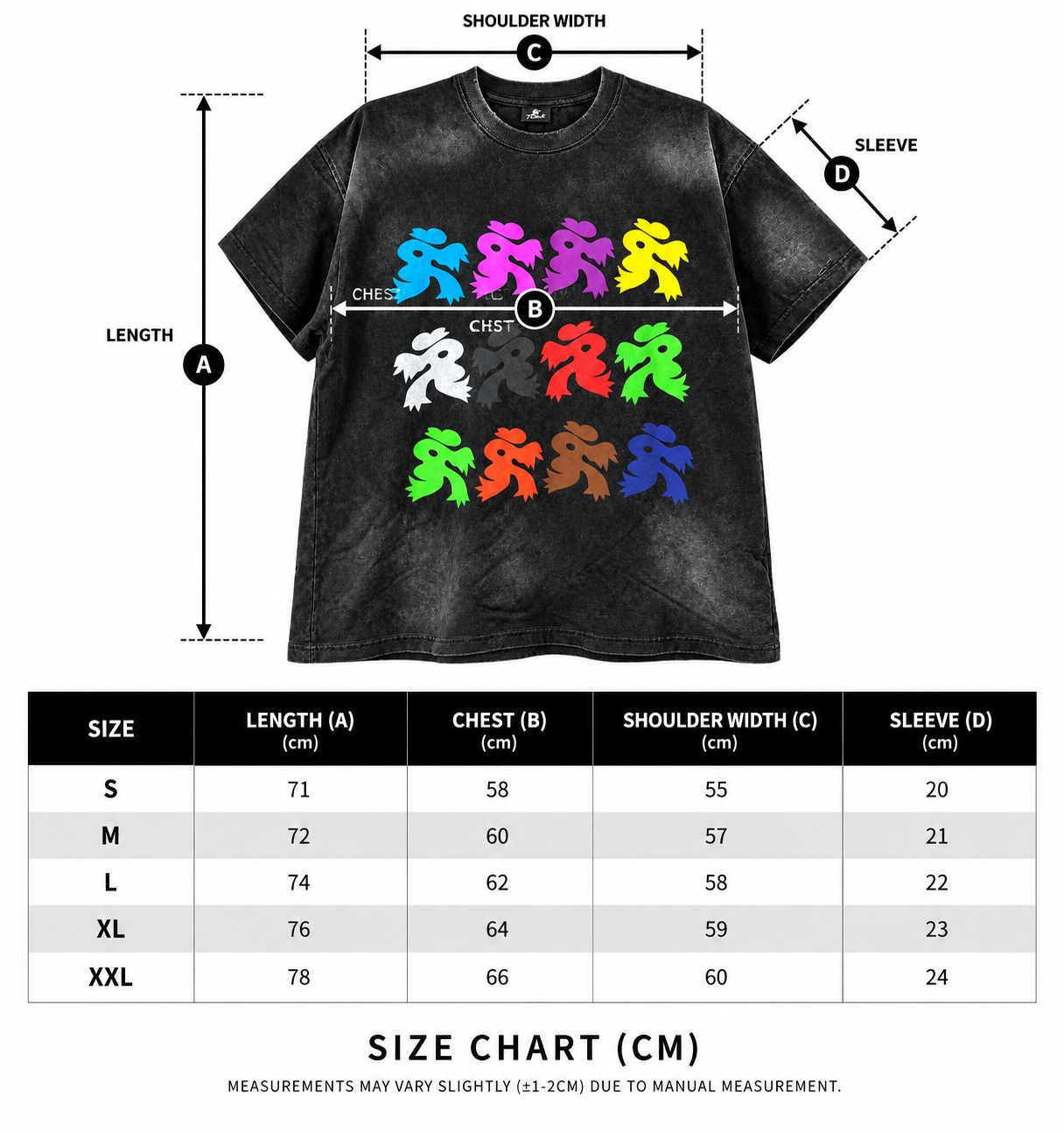 XIII ASH BLACK TEE